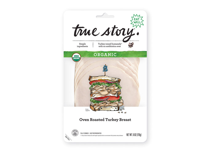Organic Oven Roasted Turkey Breast (6 Packages)