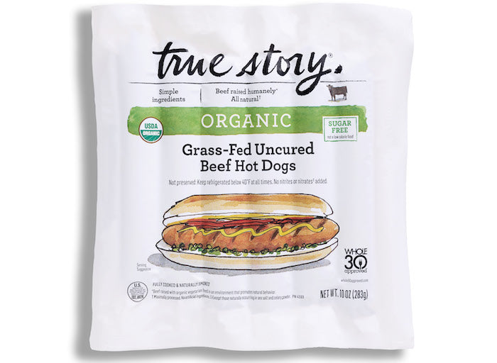 Organic Grass Fed Beef Hot Dogs
